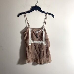 Vintage Brown Future Paradise Camisole Top